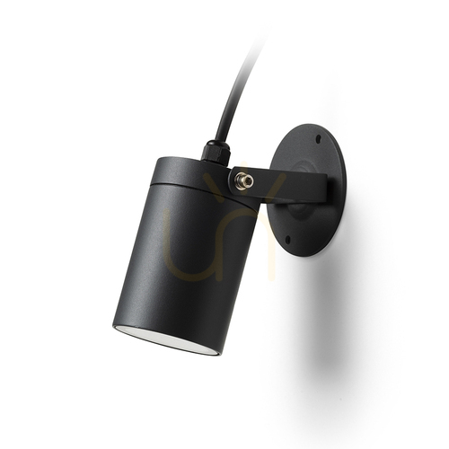 Kontrollera Rendl Navona Ytmonterad Antracit 230 V Led Gu10 8 Watt Trädgårdslampa.