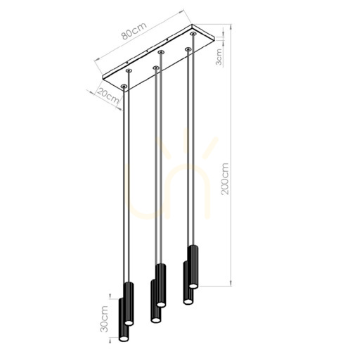 Kontrollera IVAR 6L taklampa vit LED 3000K