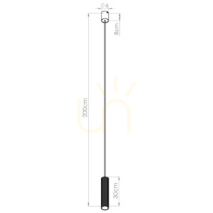 IVAR 1 taklampa vit LED 4000K small 1