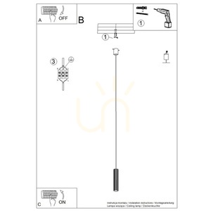 IVAR 1 vinröd LED 4000K taklampa small 2