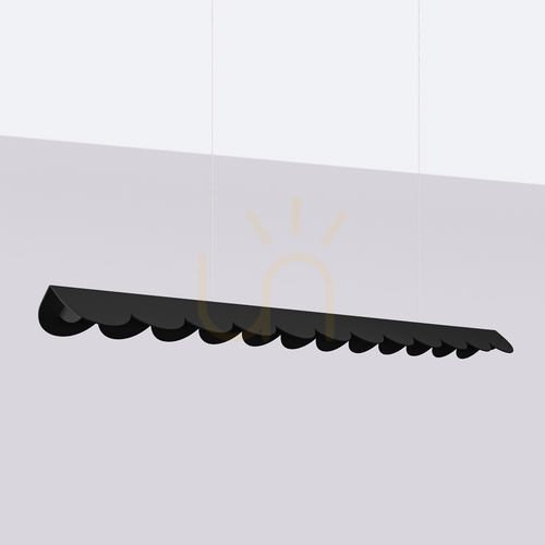 Kontrollera BISCUIT taklampa svart LED 4000K