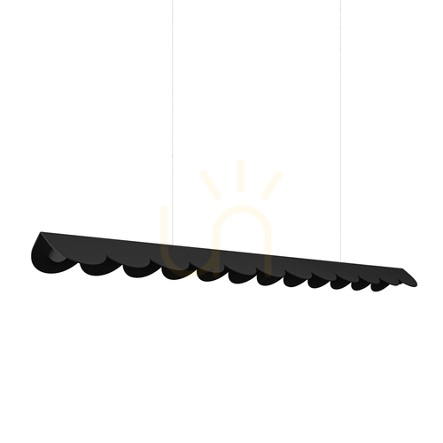 Kontrollera BISCUIT taklampa svart LED 4000K