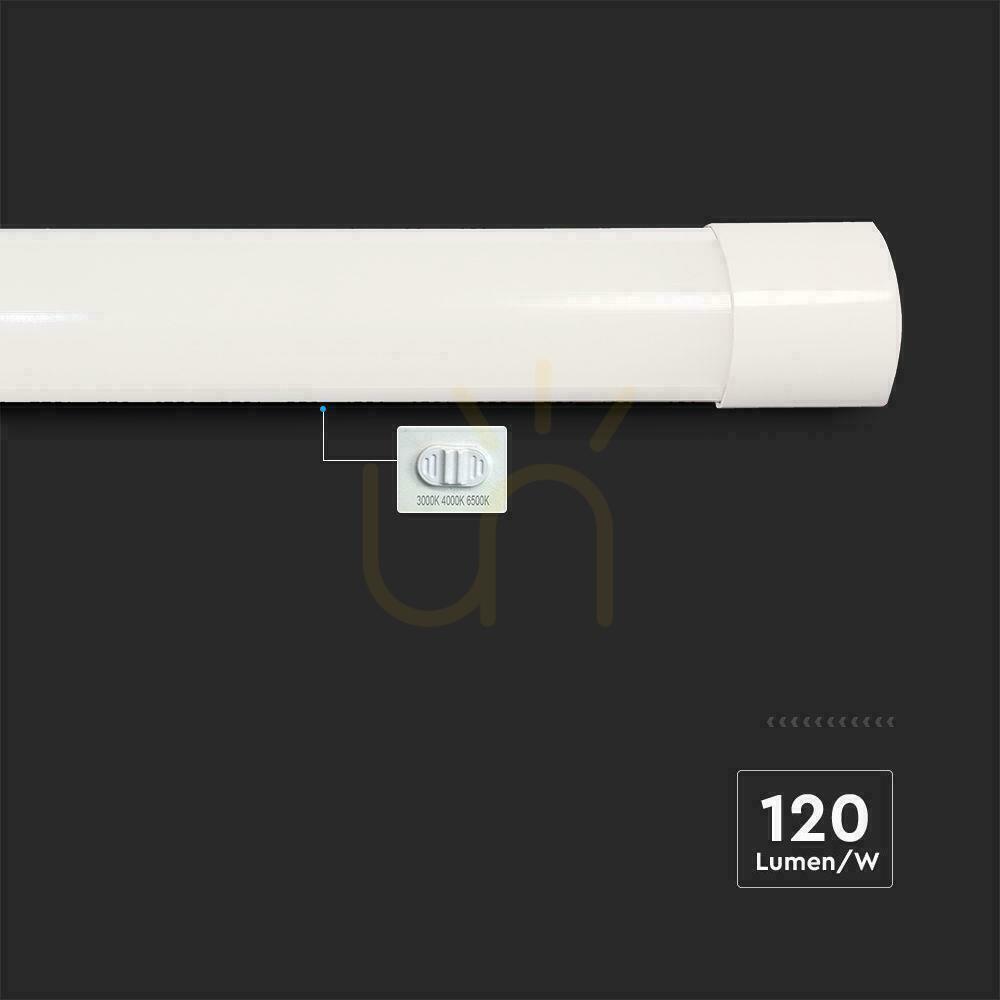 Visa V-TAC 50W LED Utanpåliggande linjär armatur 150cm 120Lm/W CCT Färgbyte VT-8350CCT 3000K-6500K 6000lm 3 års garanti V-TAC 50W LED Utanpåliggande linjär armatur 150cm 120Lm/W CCT Färgbyte VT-8350CCT 3000K-6500K 6000lm 3 års garanti