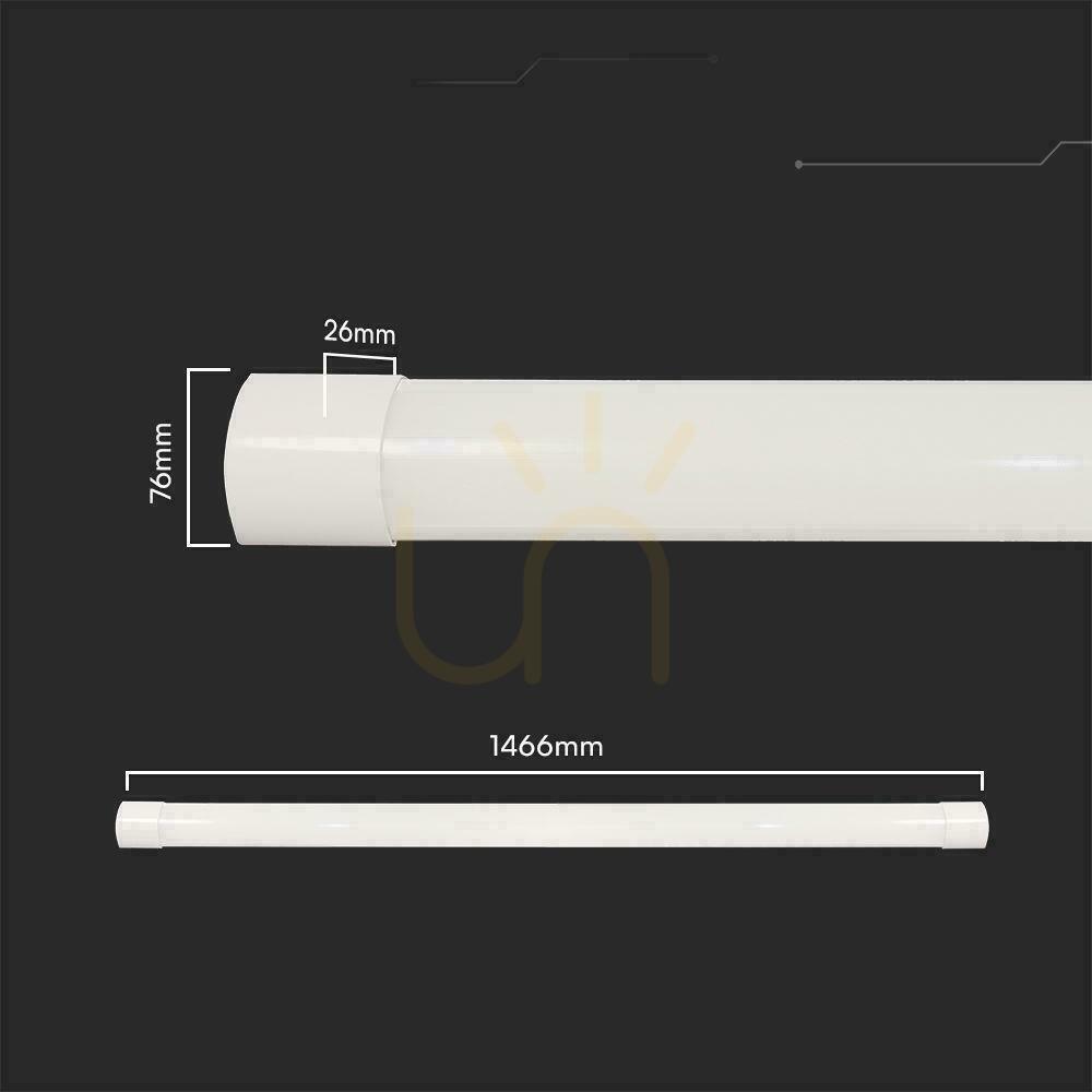 Kontrollera V-TAC 50W LED Utanpåliggande linjär armatur 150cm 120Lm/W CCT Färgbyte VT-8350CCT 3000K-6500K 6000lm 3 års garanti V-TAC 50W LED Utanpåliggande linjär armatur 150cm 120Lm/W CCT Färgbyte VT-8350CCT 3000K-6500K 6000lm 3 års garanti