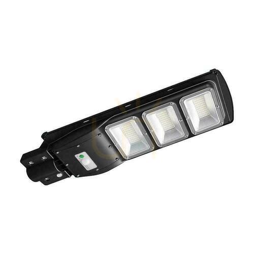 Kontrollera Gatubelysning LED Solar V-TAC 12W Svart VT-ST180W 6000K 1200lm strålkastare.