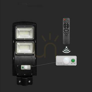 Gatlykta LED Solar V-TAC 8W Svart VT-ST120W 6000K 1000lm. small 3