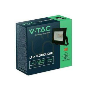 V-TAC LED-projektor 10W LED SMD 4000K Svart VT-44012 4000K 730lm. small 2