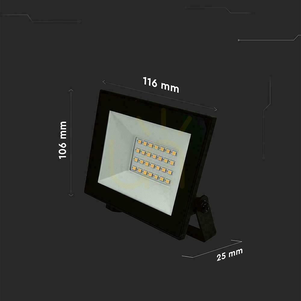 Display V-TAC 20W LED SMD 4000K Projektor Svart VT-44022 4000K 1510lm. V-TAC 20W LED SMD 4000K Projektor Svart VT-44022 4000K 1510lm.