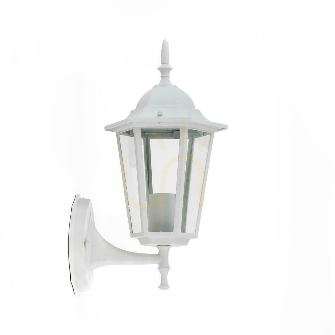 Utsikt Trädgårdslykta Vägglampa V-TAC E27 Vit Mat VT-749 Trädgårdslykta Vägglampa V-TAC E27 Vit Mat VT-749