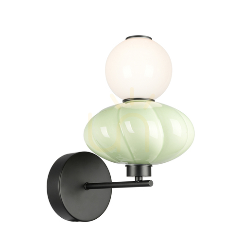 Kontrollera Vägglampa Italux Tordi LED grön 8W 3000K WL-94721-1A-GRN