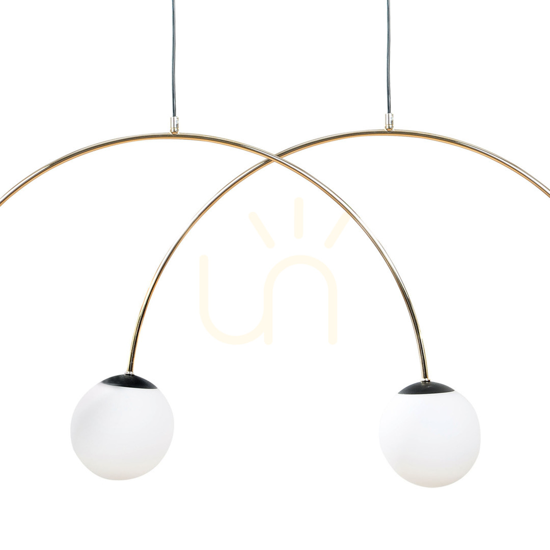 Utsikt BOW Pendellampa 1219 Guld 4xE14 BOW Pendellampa 1219 Guld 4xE14