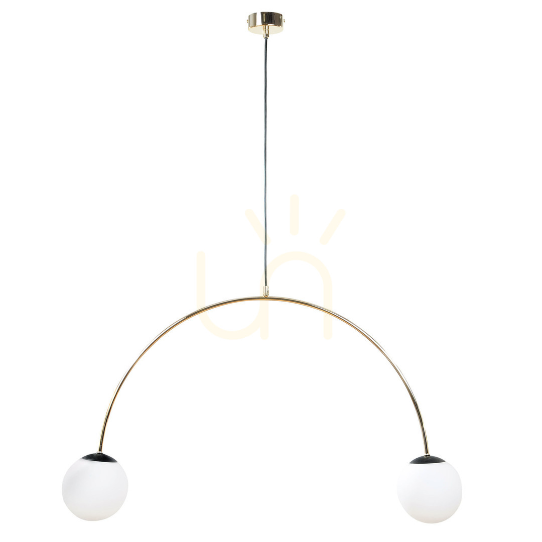 Kontrollera BOW taklampa 1221 guld 2xE14 BOW taklampa 1221 guld 2xE14