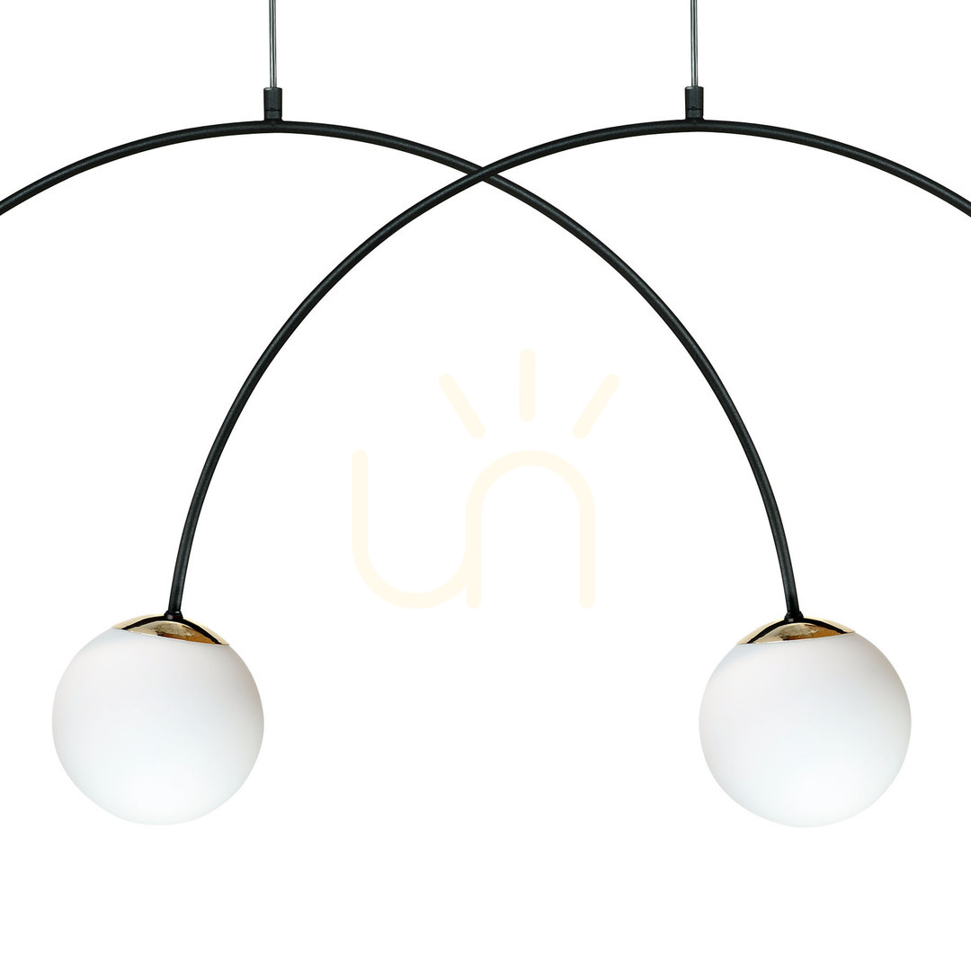 Utsikt BOW 1220 Pendellampa svart 4xE14 BOW 1220 Pendellampa svart 4xE14