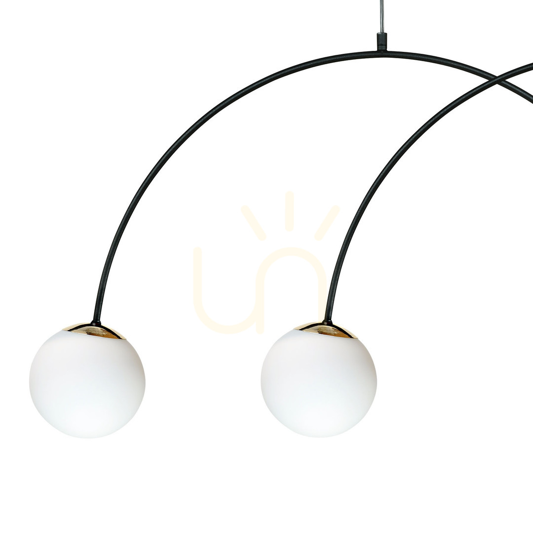 Förhandsvisning BOW 1220 Pendellampa svart 4xE14 BOW 1220 Pendellampa svart 4xE14