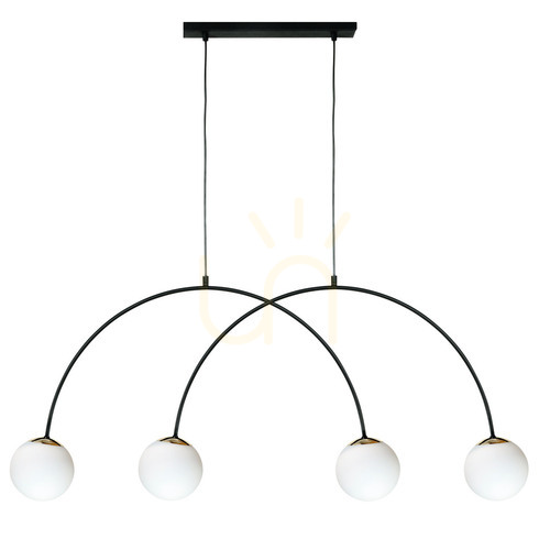 Kontrollera BOW 1220 Pendellampa svart 4xE14