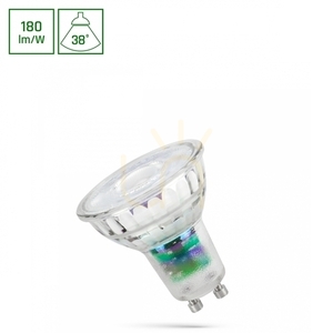 Led Gu10 230 V 2,5 W Smd A Class Ww med glaslins 38st spektrum 0 Led Gu10 230 V 2,5 W Smd A Class Ww med glaslins 38st spektrum small 0