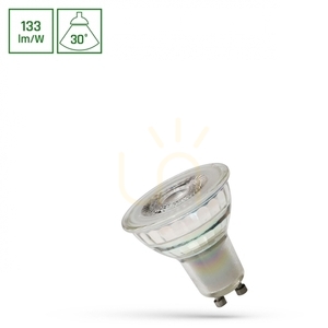 Led Gu10 230 V 7,5 W Smd 30st Ww med glaslins Spectrum Premium small 0