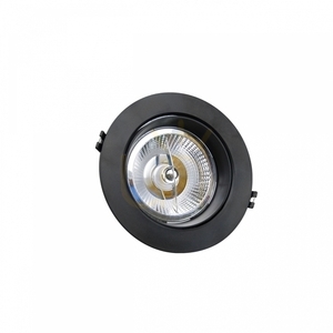 Mdd Maxi Pc Uno Rund Ar111 Gu10 X 1 Ip20 Fi165x41 Mm Svart small 0