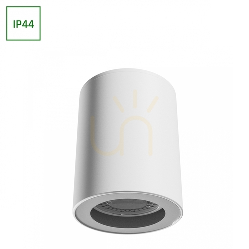 Kontrollera Chloe Gu10 Utanpåliggande Gu10 250 V Ip44 70 X90 Mm vit cirkulär fast