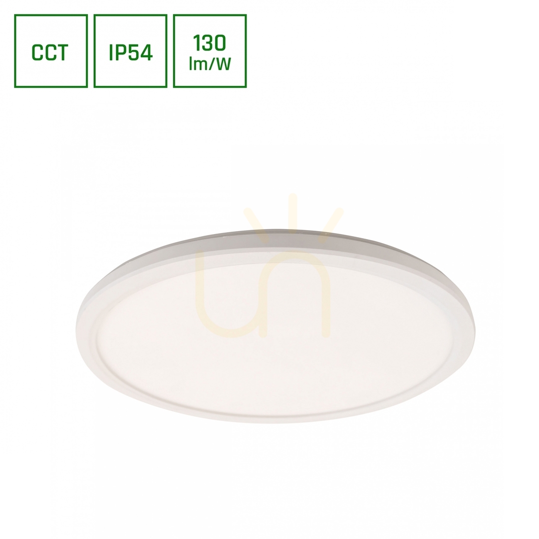 Kontrollera Nymphea Flat Duo 24 W Cct 230 V 120 St Ip54 Fi292 X26 Mm Vit Rund. Nymphea Flat Duo 24 W Cct 230 V 120 St Ip54 Fi292 X26 Mm Vit Rund.
