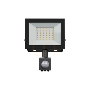 Noctis Lux 4 Strålkastare 30 Ww 230 V Ip44 141x185x53mm Svart Pir Rörelsesensor small 1
