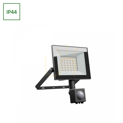 Kontrollera Noctis Lux 4 Strålkastare 30 Ww 230 V Ip44 141x185x53mm Svart Pir Rörelsesensor