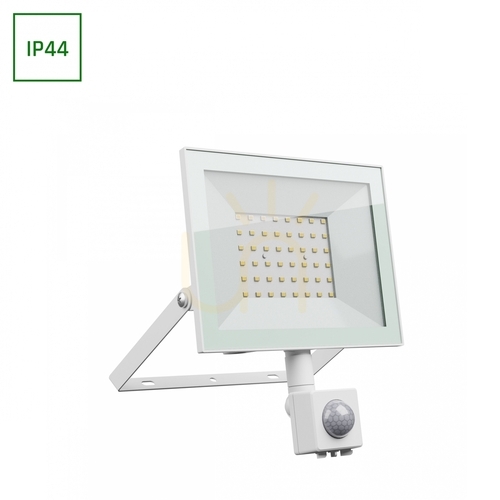 Kontrollera Noctis Lux 4 Strålkastare 50 Ww 230 V Ip44 176x221x53mm Vit Pir Rörelsesensor