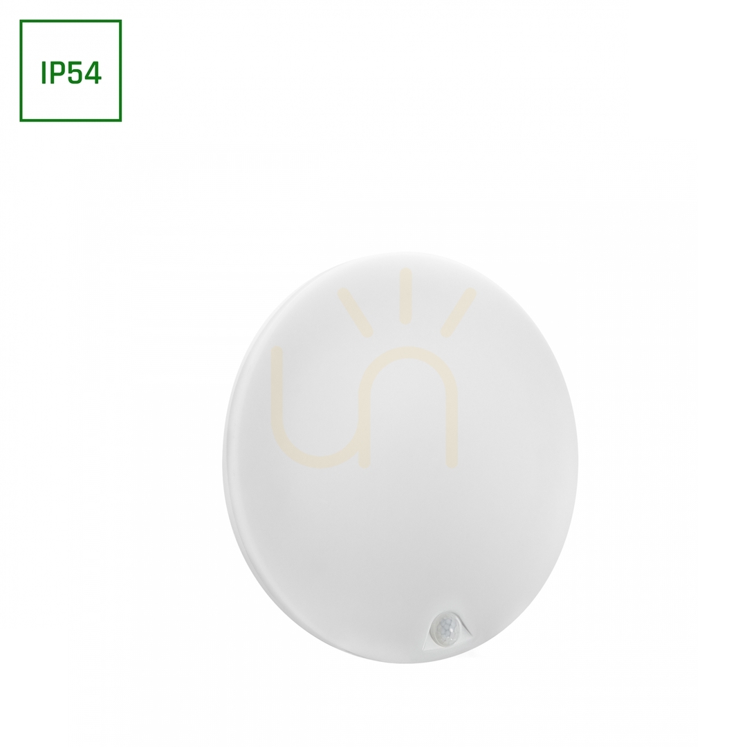 Utsikt Nymphea Proxi Pir 18 Ww 230 V 120 St Ip54 Fi300 X60 Mm Vit Rund. Nymphea Proxi Pir 18 Ww 230 V 120 St Ip54 Fi300 X60 Mm Vit Rund.