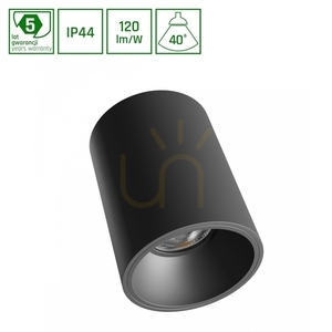 Orbito Ytmonterad 10 W Nw 230 V 40 St IP44 Ugr<19 Ra90 Fi75 X100 Mm Svart Rund 5 År small 0