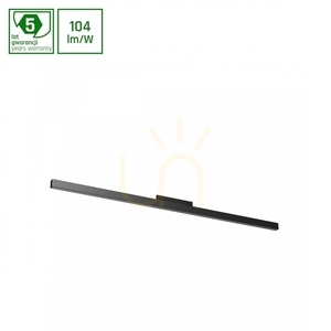 System Shift Nano Line M Linjär armatur 600 X12 X30 Mm 20 W 100 St Svart 5 års garanti. small 0