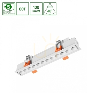 Grid S Infälld montering 12 W Cct 230 V 40st Ip20 230x34x61mm Vit 5 år Gw. Spektrum 0 Grid S Infälld montering 12 W Cct 230 V 40st Ip20 230x34x61mm Vit 5 år Gw. Spektrum small 0