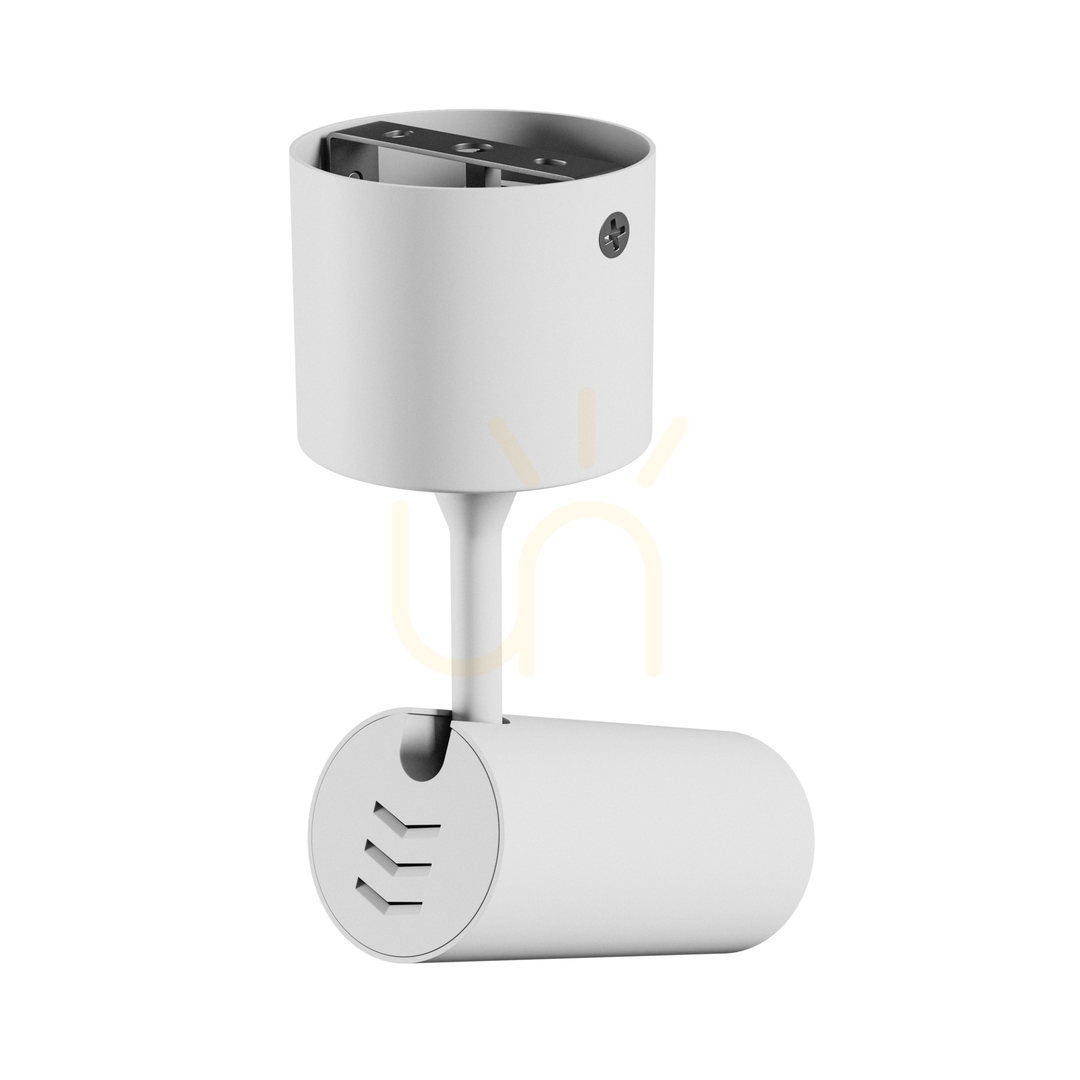 Display Spot M Utanpåliggande armatur 10 W Cct 230 V 30st Ip20 dia.44 X145x205mm Vit 5 års garanti. Spektrum Spot M Utanpåliggande armatur 10 W Cct 230 V 30st Ip20 dia.44 X145x205mm Vit 5 års garanti. Spektrum