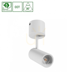 Spot M Utanpåliggande armatur 10 W Cct 230 V 30st Ip20 dia.44 X145x205mm Vit 5 års garanti. Spektrum 0 Spot M Utanpåliggande armatur 10 W Cct 230 V 30st Ip20 dia.44 X145x205mm Vit 5 års garanti. Spektrum small 0