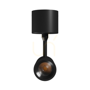 Spot M Utanpåliggande armatur 10 W Cct 230 V 30st Ip20 dia.44 X145x205mm Svart 5 års garanti. Spektrum small 1