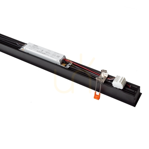 Kontrollera Allday Inspire i mörkt ljus 50st svart 940 17 W 230 V 560mm svart Dali