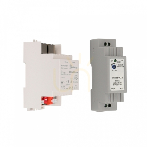 Kontrollera Tuya Dali Spectrum gateway + 24 V Din strömförsörjning
