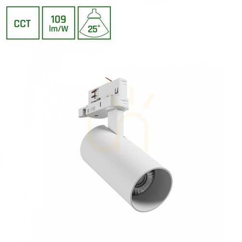 Kontrollera Andromeda Prime för strömskena 3 F 3 Cct 16 W 230 V 25st ip20 ¶r. 63x134x184mm Vit spektrum