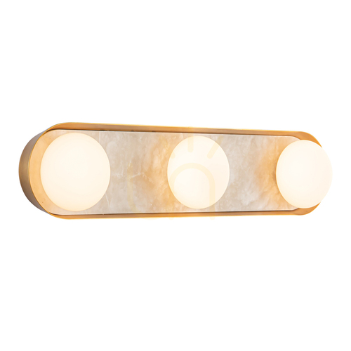 Kontrollera LED-vägglampa ALONSO - Vintage mässing QUINTIESSE
