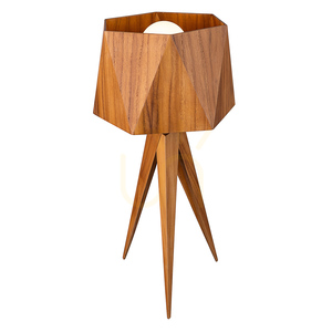 Quintiesse Angular bordslampa med teakfaner QN-ANGULAR-TL-TEAK small 1