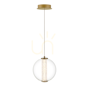ATOMO taklampa - 1 ljuskälla - Borstat guld QUINTIESSE 1 ATOMO taklampa - 1 ljuskälla - Borstat guld QUINTIESSE small 1