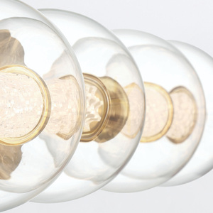 Vägglampa ATOMO - 4 ljuskällor - Borstat guld QUINTIESSE 4 Vägglampa ATOMO - 4 ljuskällor - Borstat guld QUINTIESSE small 4