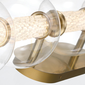 ATOMO vägglampa - 5 ljuskällor - Borstat guld QUINTIESSE small 4