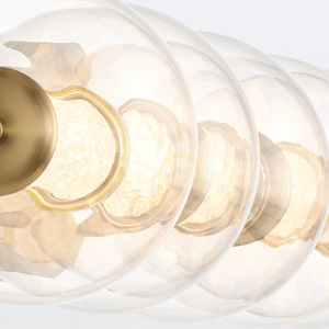 ATOMO vägglampa - 5 ljuskällor - Borstat guld QUINTIESSE small 6