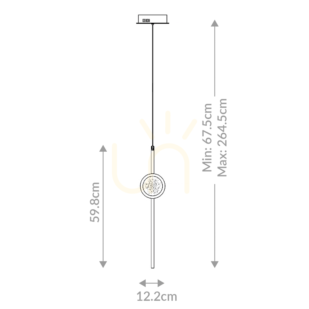 Förhandsvisning BARLETTA taklampa - 1 ljuskälla - Matt svart QUINTIESSE BARLETTA taklampa - 1 ljuskälla - Matt svart QUINTIESSE