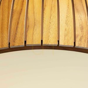 Quintiesse Barrel LED-plafond, teakfanér, Ø 50 cm small 3