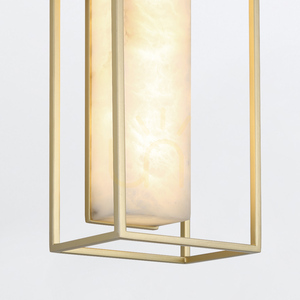 Stor vägglampa BLAKLEY - 1 ljuskälla - Borstat guld QUINTIESSE small 5