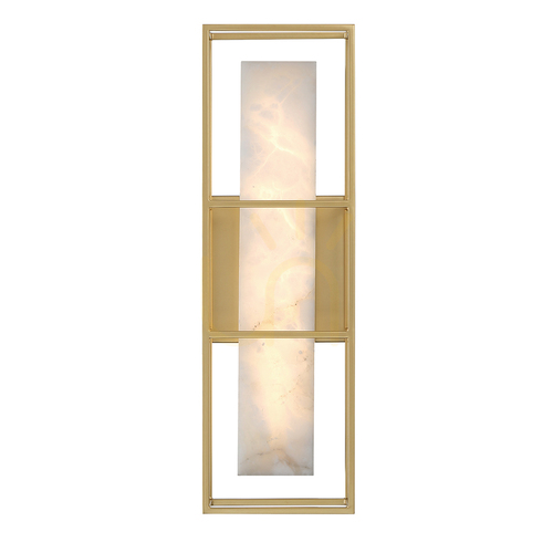 Kontrollera BLAKLEY medium vägglampa - 1 ljuskälla - Borstat guld QUINTIESSE