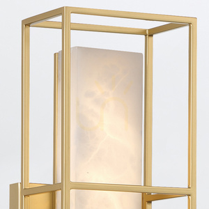 BLAKLEY medium vägglampa - 1 ljuskälla - Borstat guld QUINTIESSE small 4