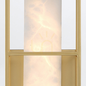 BLAKLEY medium vägglampa - 1 ljuskälla - Borstat guld QUINTIESSE small 6