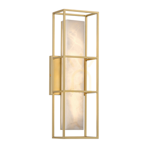 BLAKLEY medium vägglampa - 1 ljuskälla - Borstat guld QUINTIESSE small 0